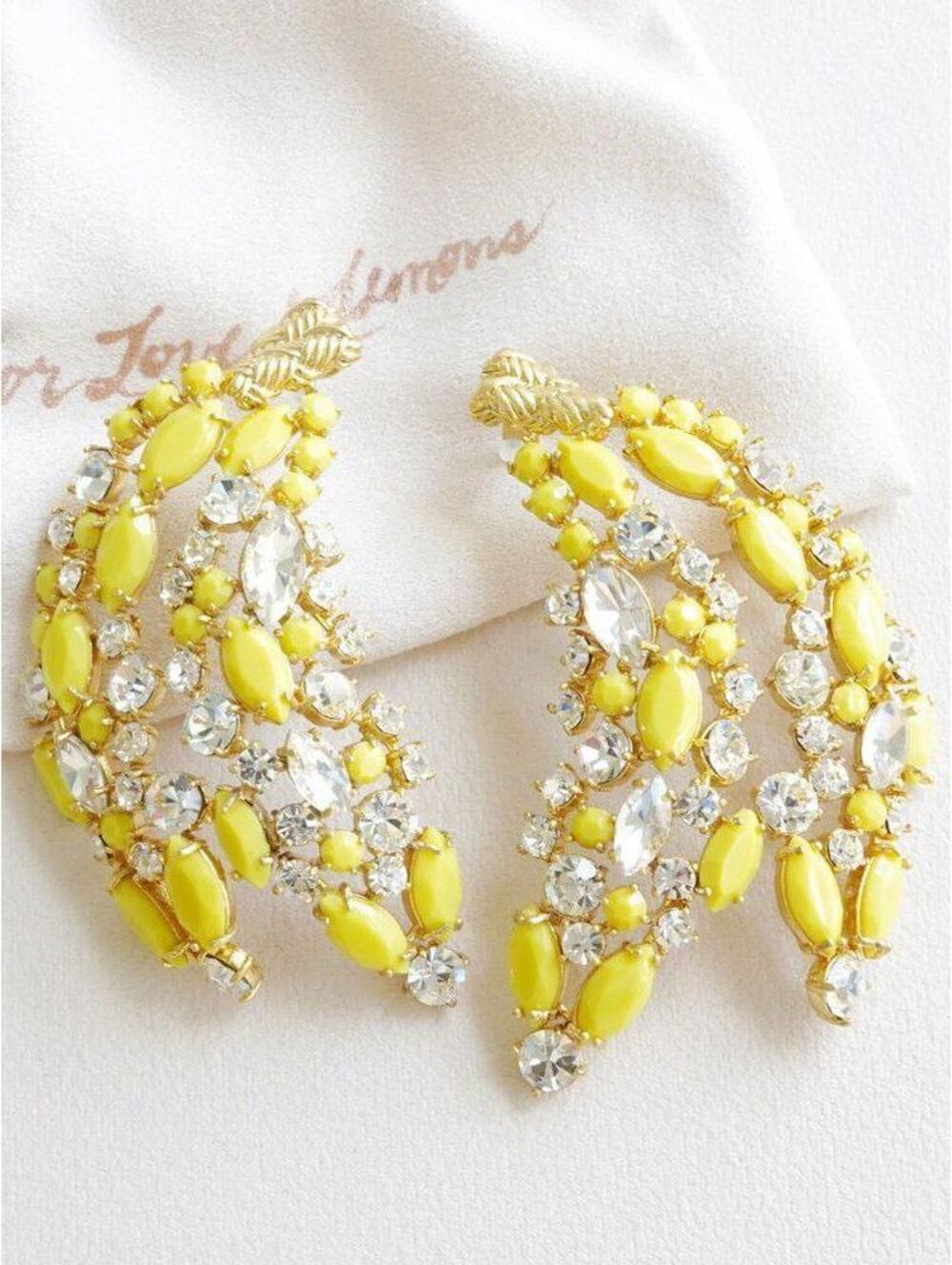 For Love & Lemons Banana Earrings